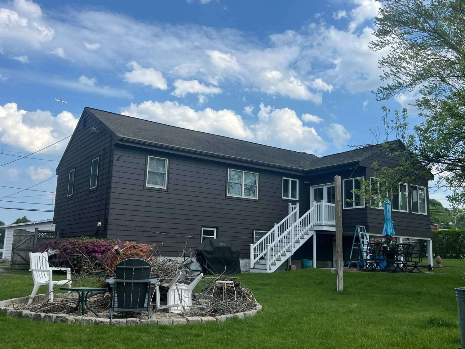 Completed home exterior restoration in Marblehead, MA