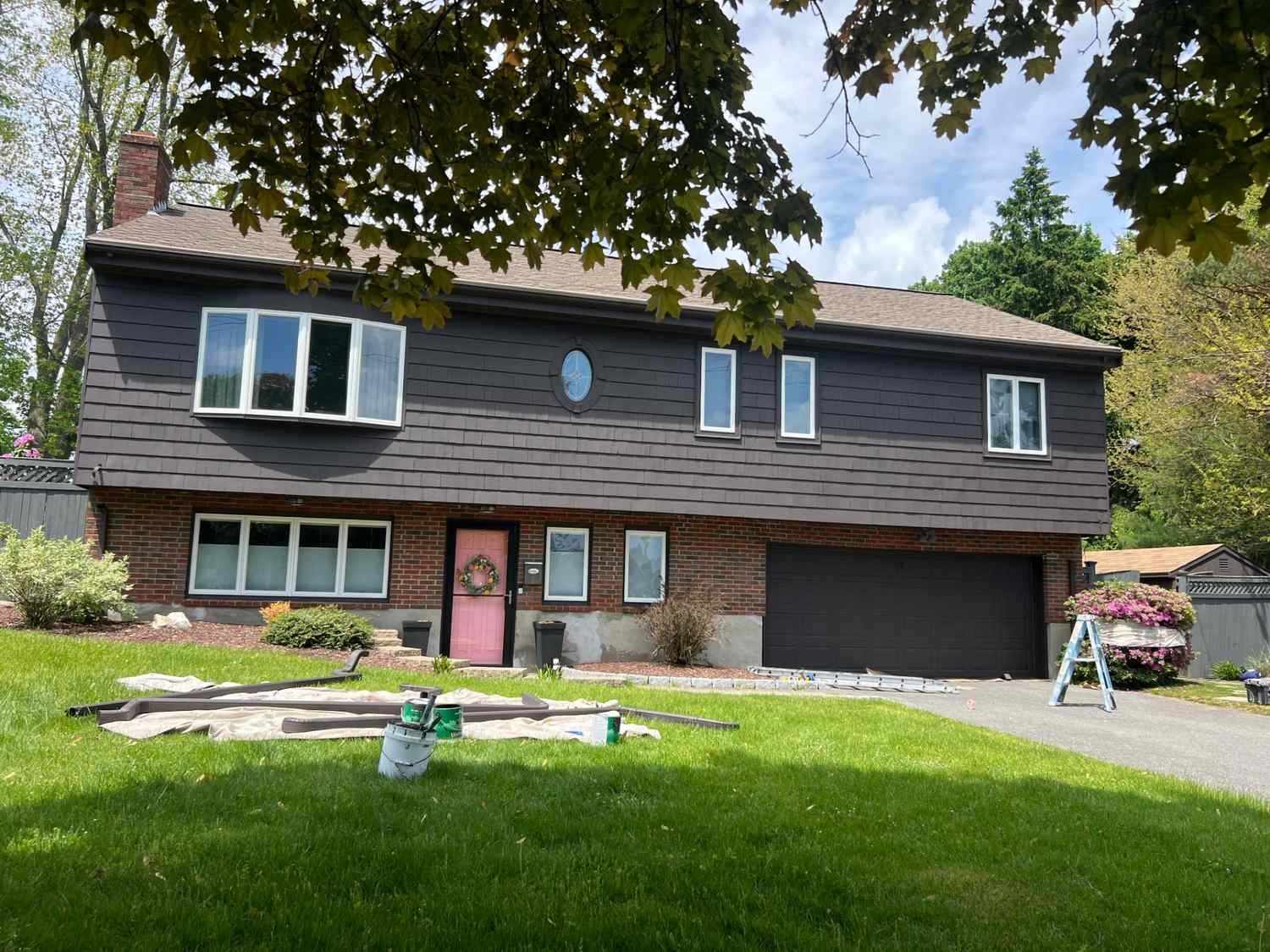 Residential exterior painting project in Marblehead, MA